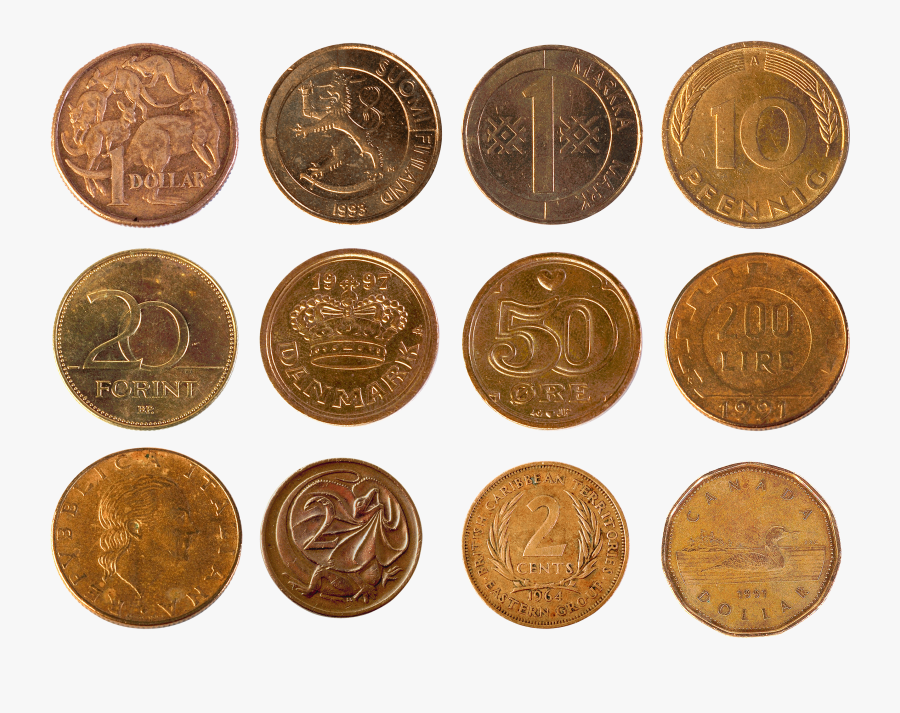 Money Coins Png Image, Transparent Clipart