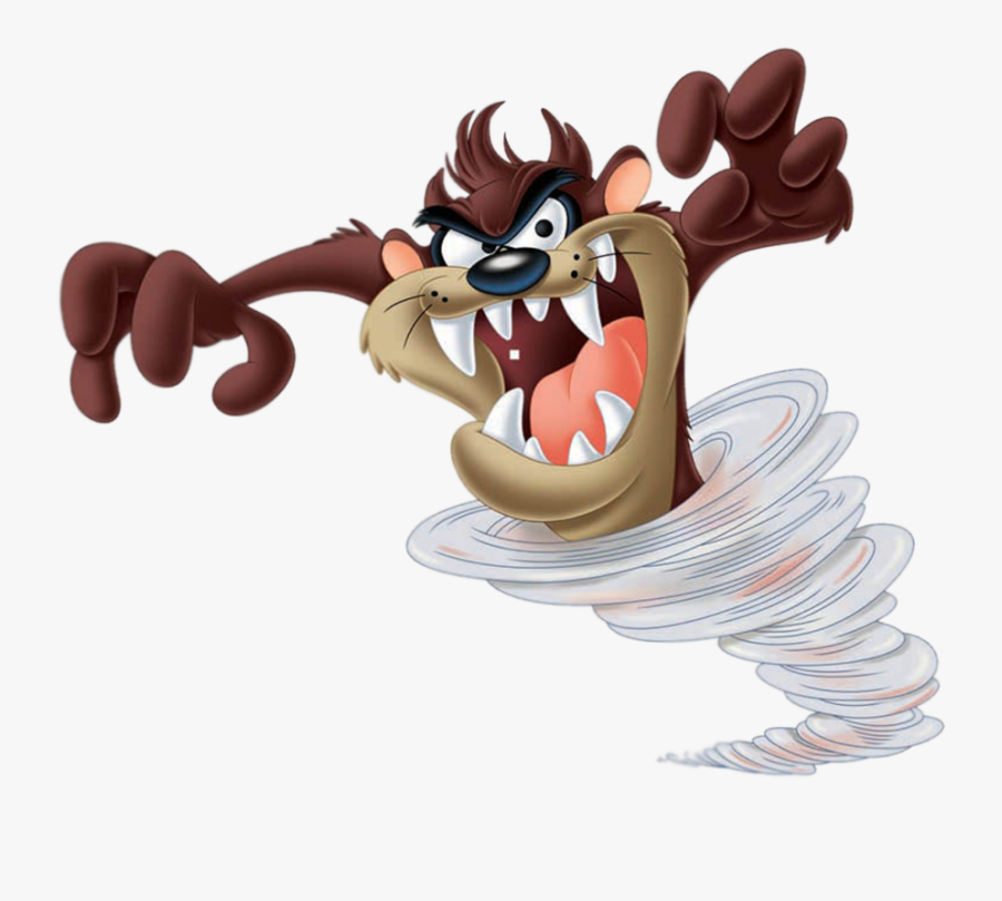 More Like No - Tasmanian Devil Cartoon, Transparent Clipart