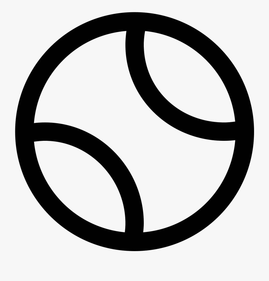 Transparent Tennis Ball Clipart - Transparent Background Tennis Ball Icon, Transparent Clipart