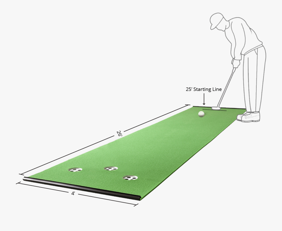 Golf Drawing Putting Green - Miniature Golf, Transparent Clipart