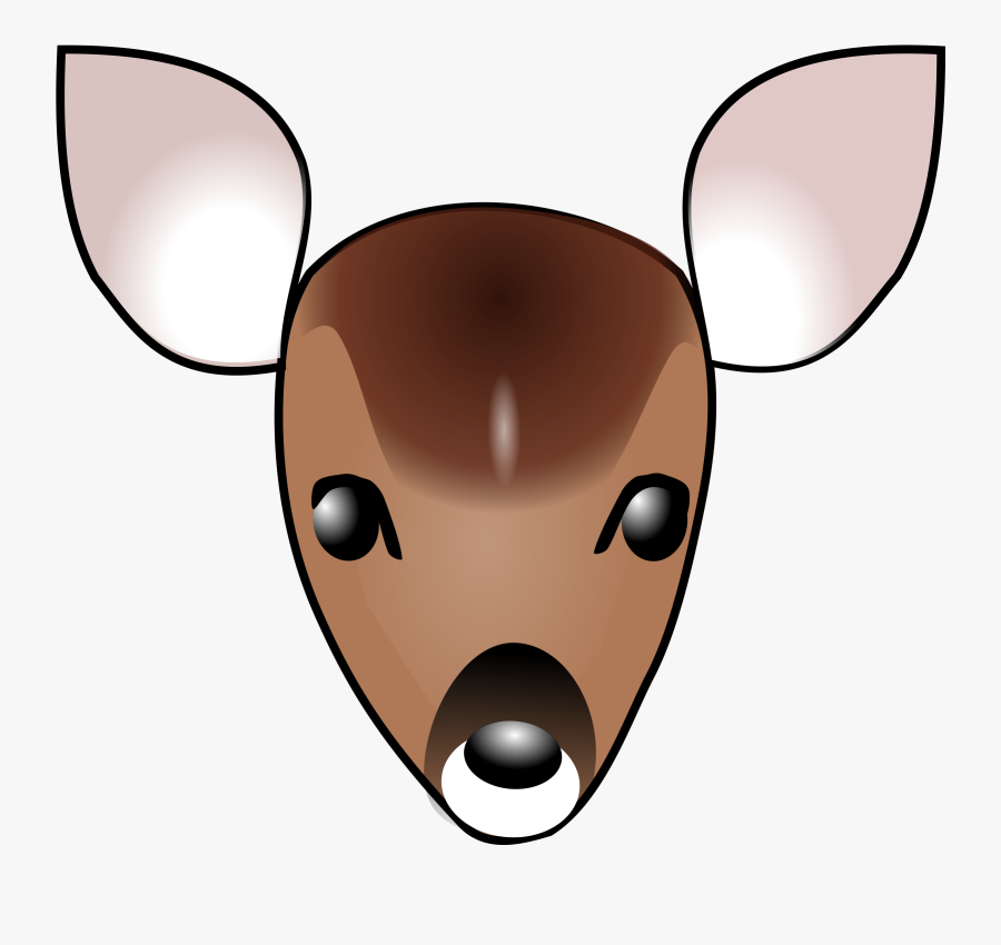 Free Vector Deer Head Clip Art - Clipart Deer Head, Transparent Clipart