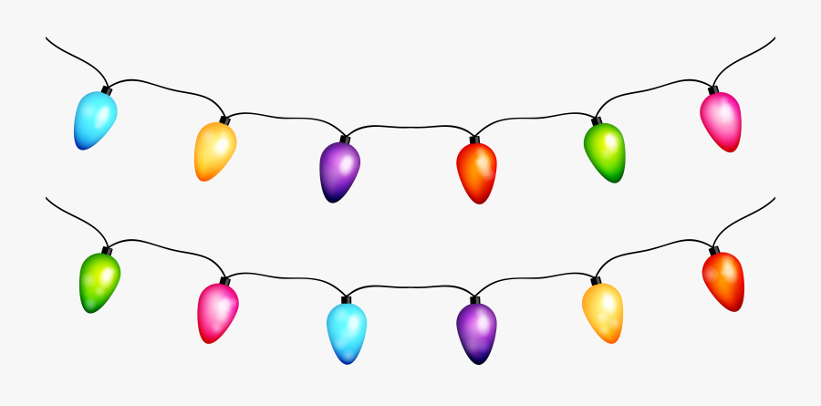 Transparent Santa Hat Transparent Background Png - Christmas Lights Transparent Background, Transparent Clipart