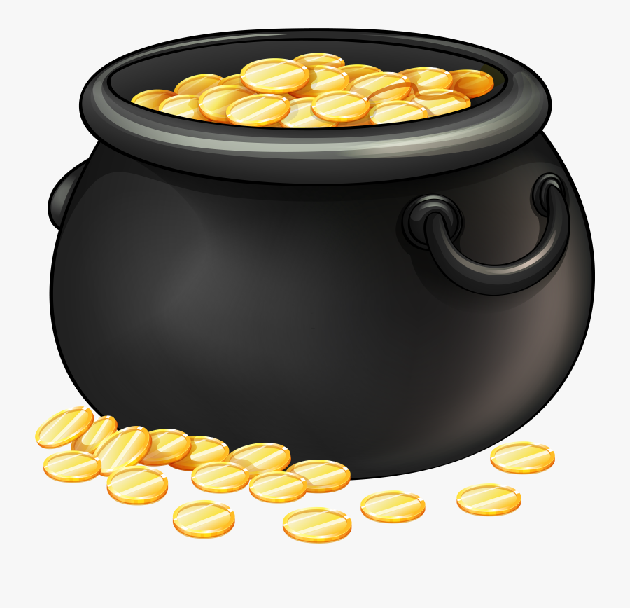 Pot Of Gold Png - Pot Of Gold Transparent Background, Transparent Clipart