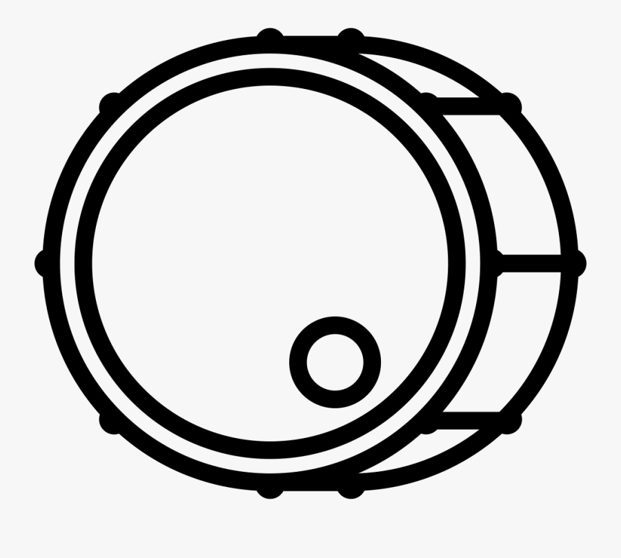 Bass Drum Svg Png Icon Free Download - Bumbo De Bateria Desenho, Transparent Clipart