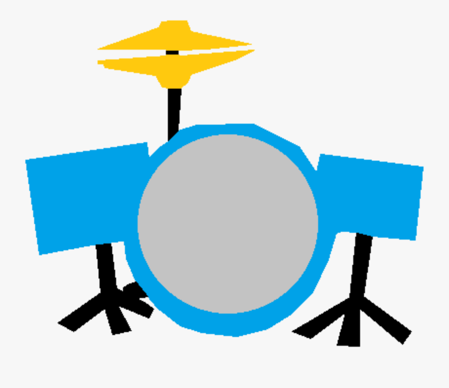 Drum Set Refixed - Clip Art Drum Set, Transparent Clipart