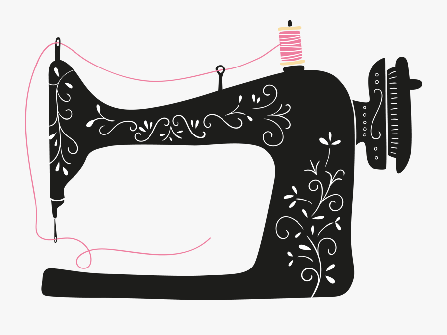 Free Sewing Kit Clip Art Elements Pretty Things For - Clipart Sewing Machine Png, Transparent Clipart
