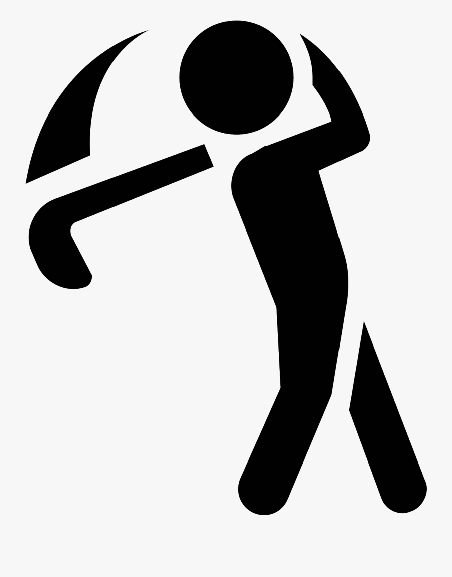 Golf Png Picture - Black And White Golf Icon, Transparent Clipart