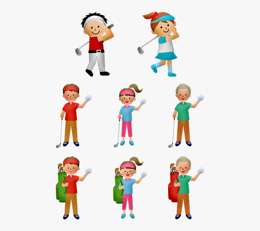 Golf Clubs Ball Irons Wood Club Golfer Sport Clipart, Transparent Clipart