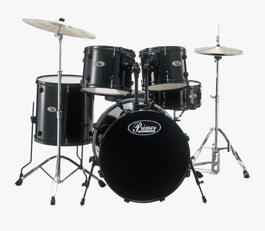 Drums Transparent - Black Pearl Drum Kit, Transparent Clipart