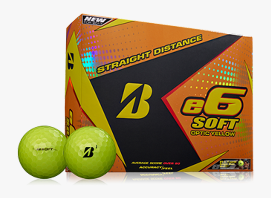 Clip Art E Soft Dozen Yellow - Bridgestone E6 Soft Yellow, Transparent Clipart