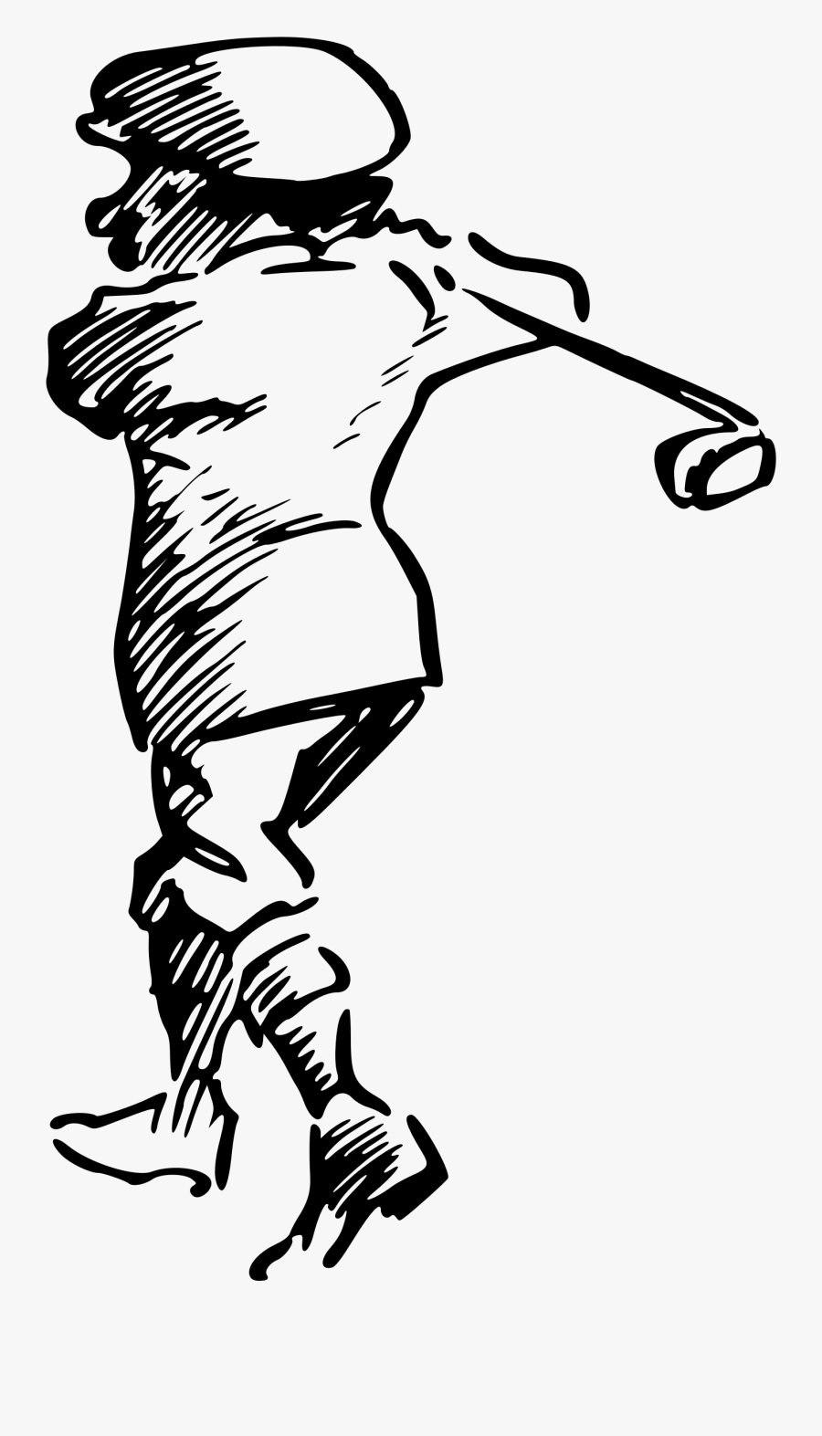 Art,monochrome Photography,artwork - Golf, Transparent Clipart