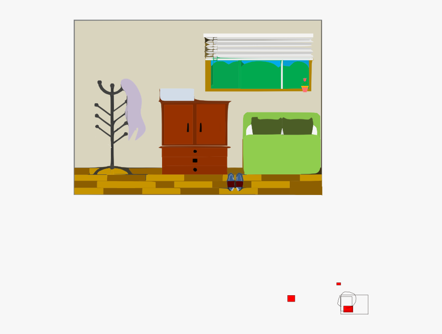 Bedroom Clip Art, Transparent Clipart