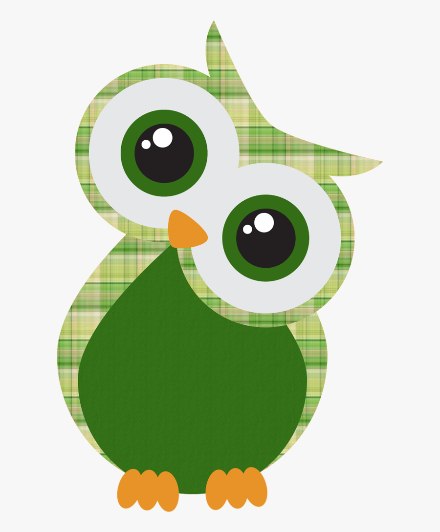 Bclucky Owl Png Pinterest - Green Owl Clip Art, Transparent Clipart