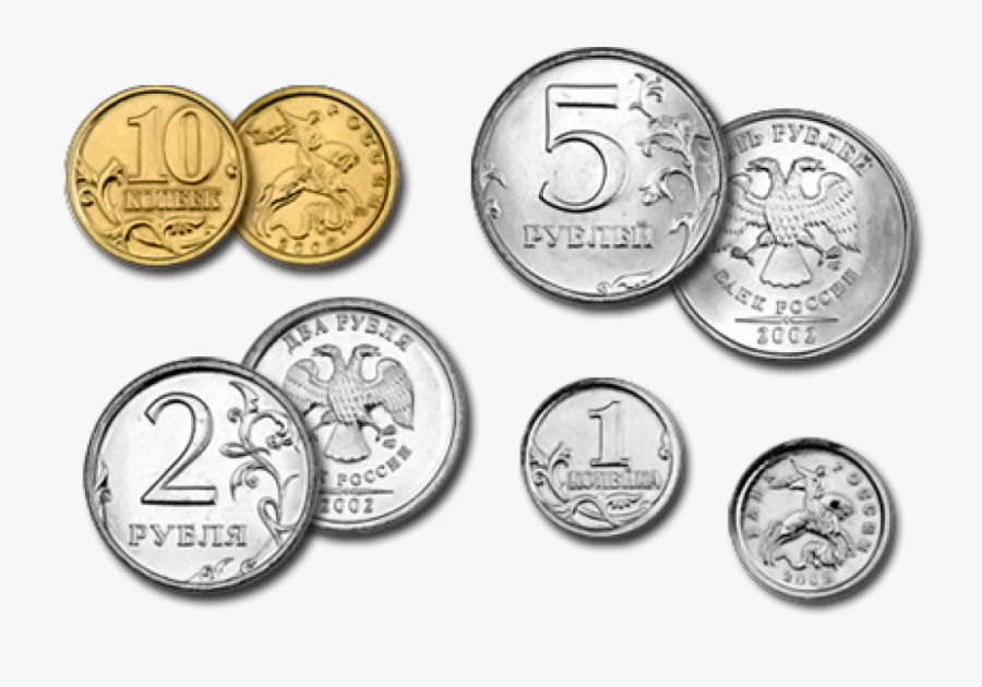 Coins Clipart Coin Notes - Coin Russian Ruble, Transparent Clipart