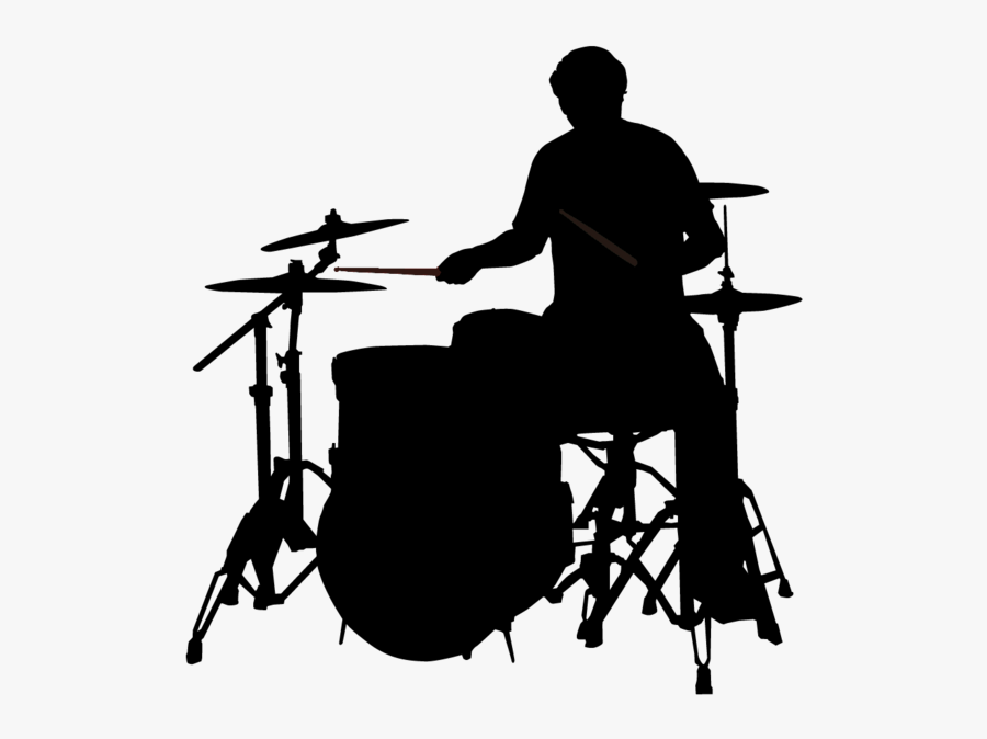 Drummersilhouette Free Images At - Drum Player Clip Art, Transparent Clipart