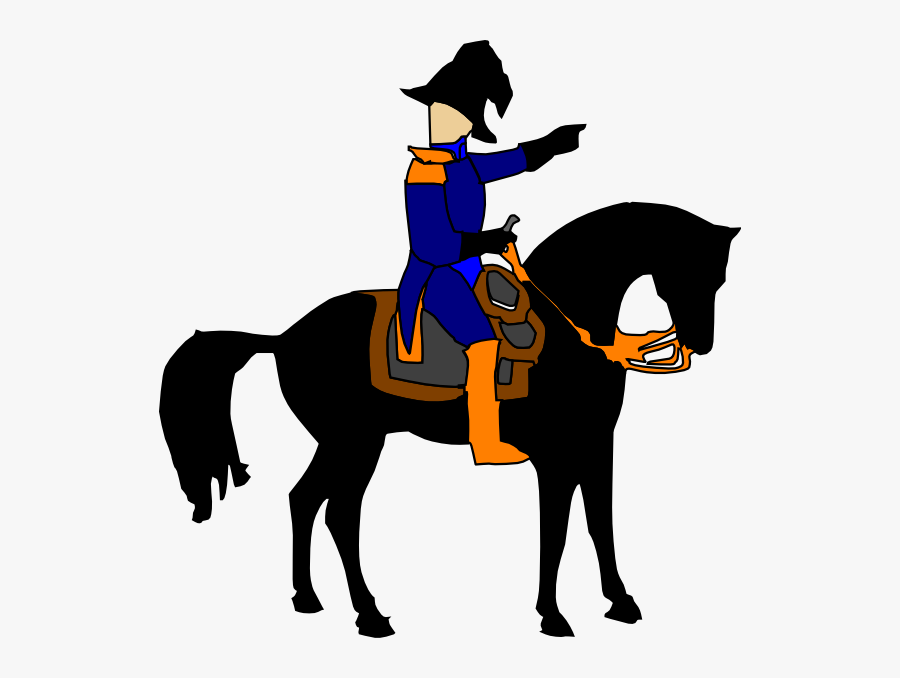 Drum Major Clipart - Soldier On A Horse, Transparent Clipart