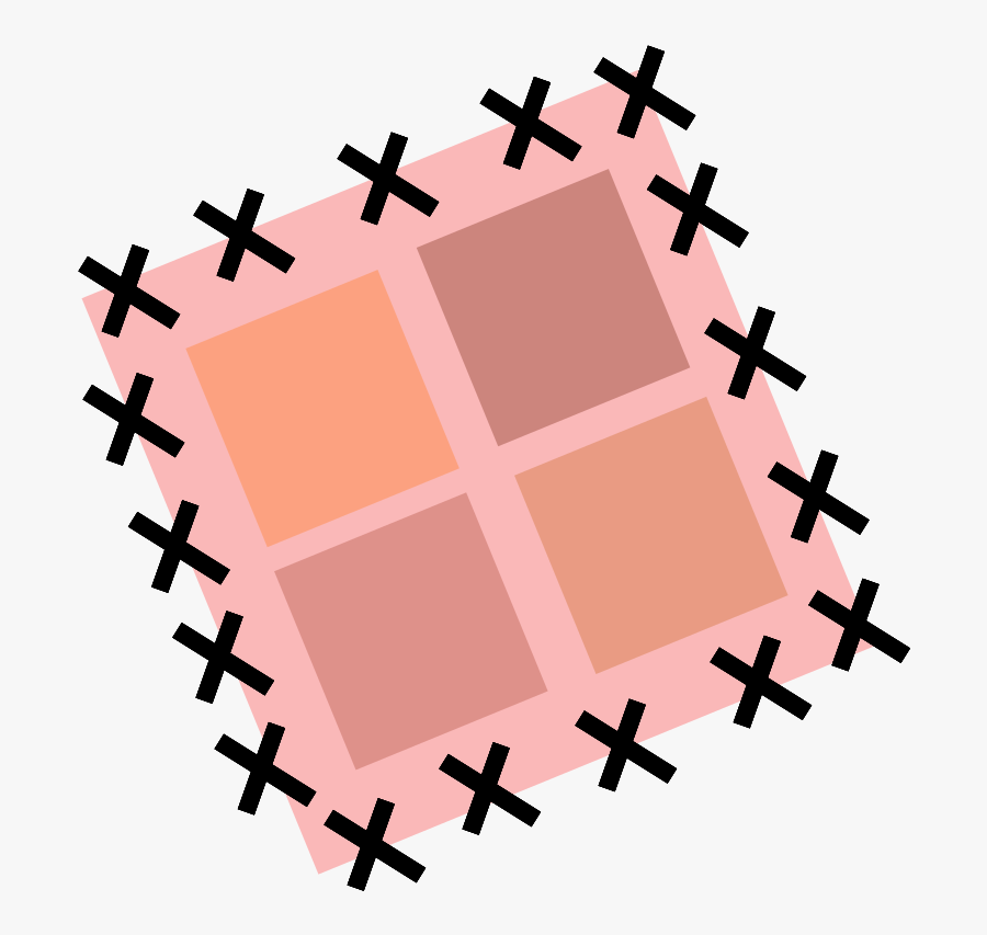 Fabric Patch Clipart, Transparent Clipart