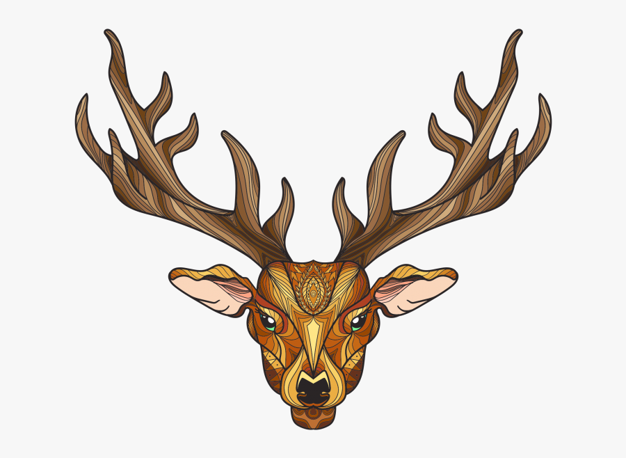 Deer Png Clip Art Png Image Free Download Searchpng - Drawings Of Deer Colorful, Transparent Clipart