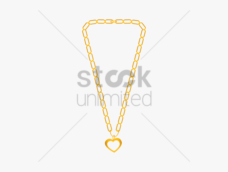 Heart Locket Necklace Vector Image - Design, Transparent Clipart