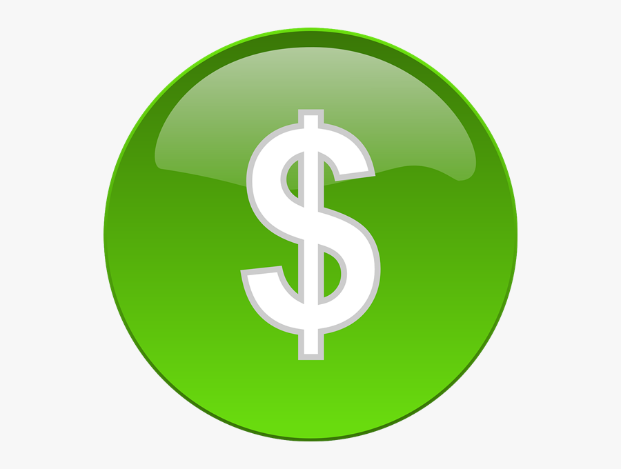 Dollar Sign Money Symbol Clipart Image - Dollar Symbol Green, Transparent Clipart