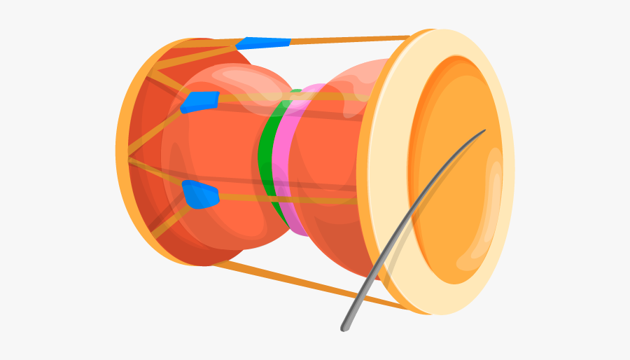 Drum Clipart Insturments - Janggu Cartoon, Transparent Clipart