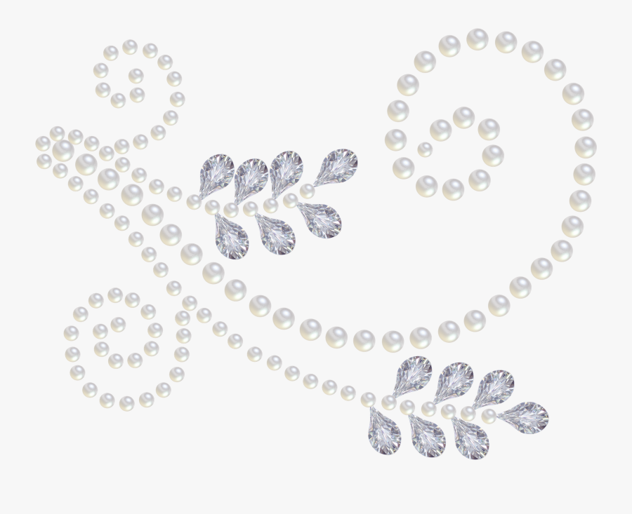 Pearl Clipart Kid Bead Necklace, Transparent Clipart