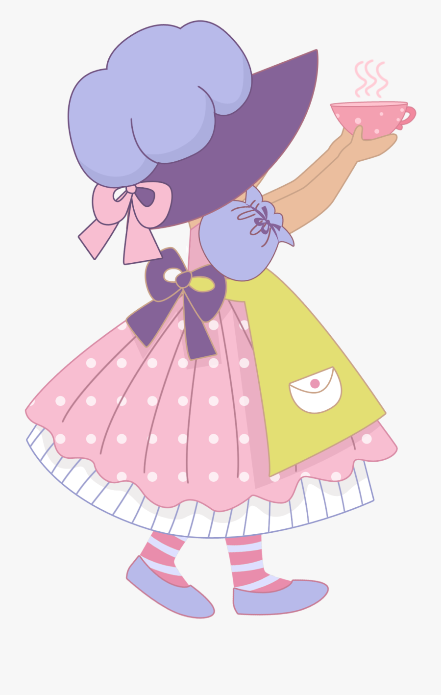 Pin By Adri Machado On Imagens - Sunbonnet Clipárt, Transparent Clipart