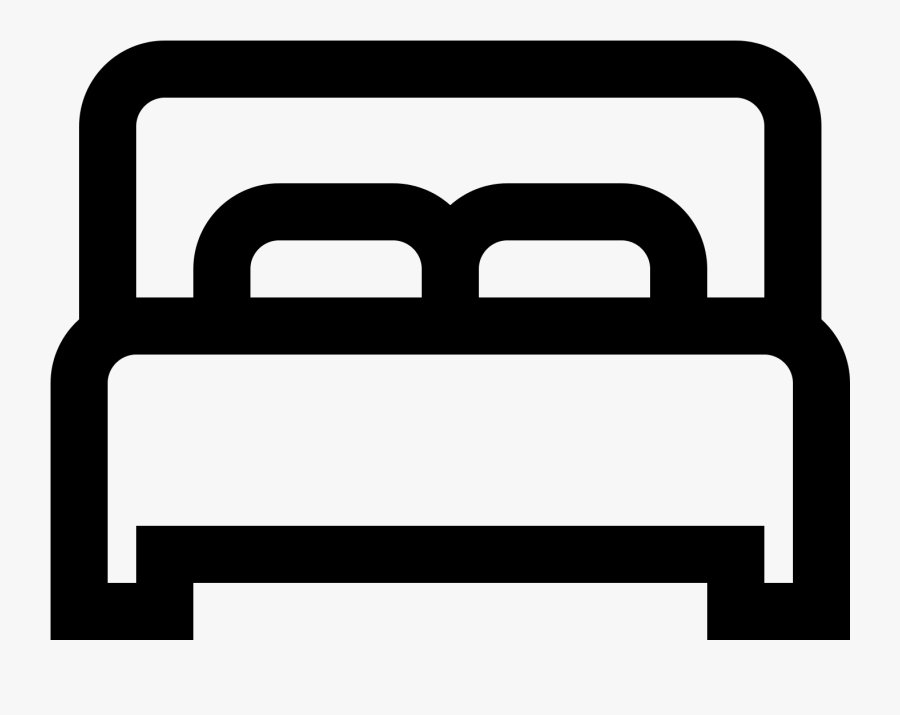 Bed Icon Png, Transparent Clipart