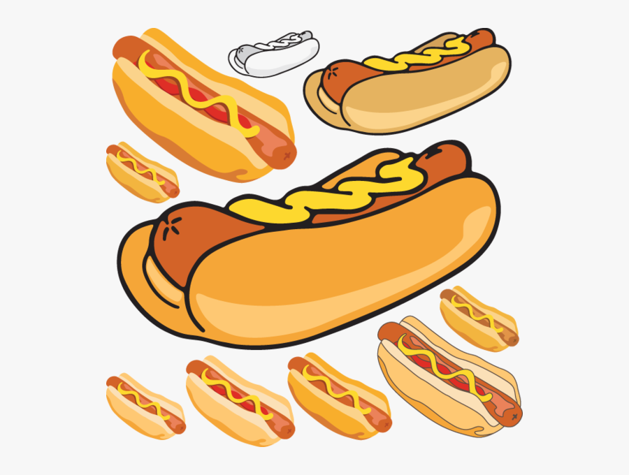 Hot Dog Hamburger Clipart, Transparent Clipart