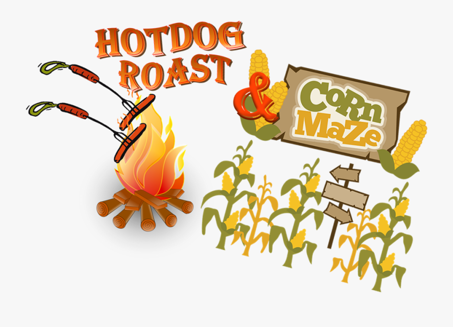 Youth Hotdog Roast & Stickley Farm Corn Maze Free Download - Hot Dog Roast Clip Art, Transparent Clipart