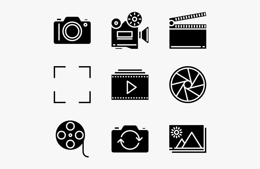 Film Strip Icons - Icon Film Reel Png, Transparent Clipart