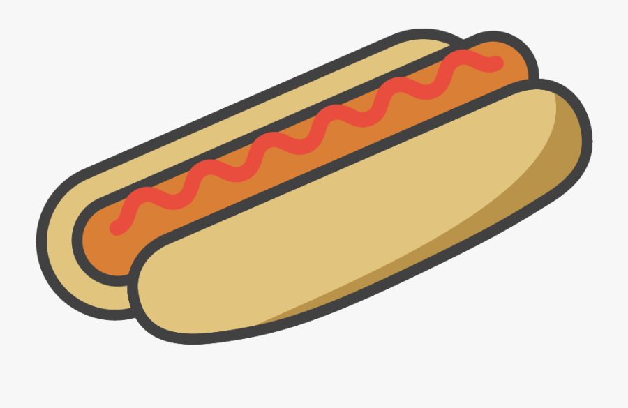 Hot Dog, Transparent Clipart