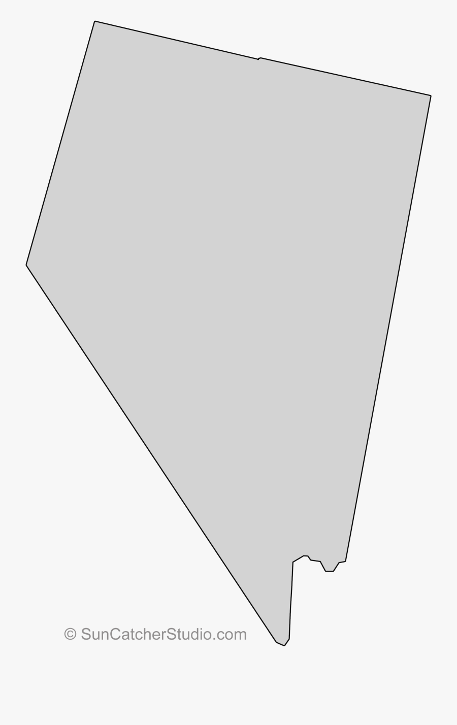 Nevada State Quilt Scroll Saw Pattern Outline Clip - Paper, Transparent Clipart