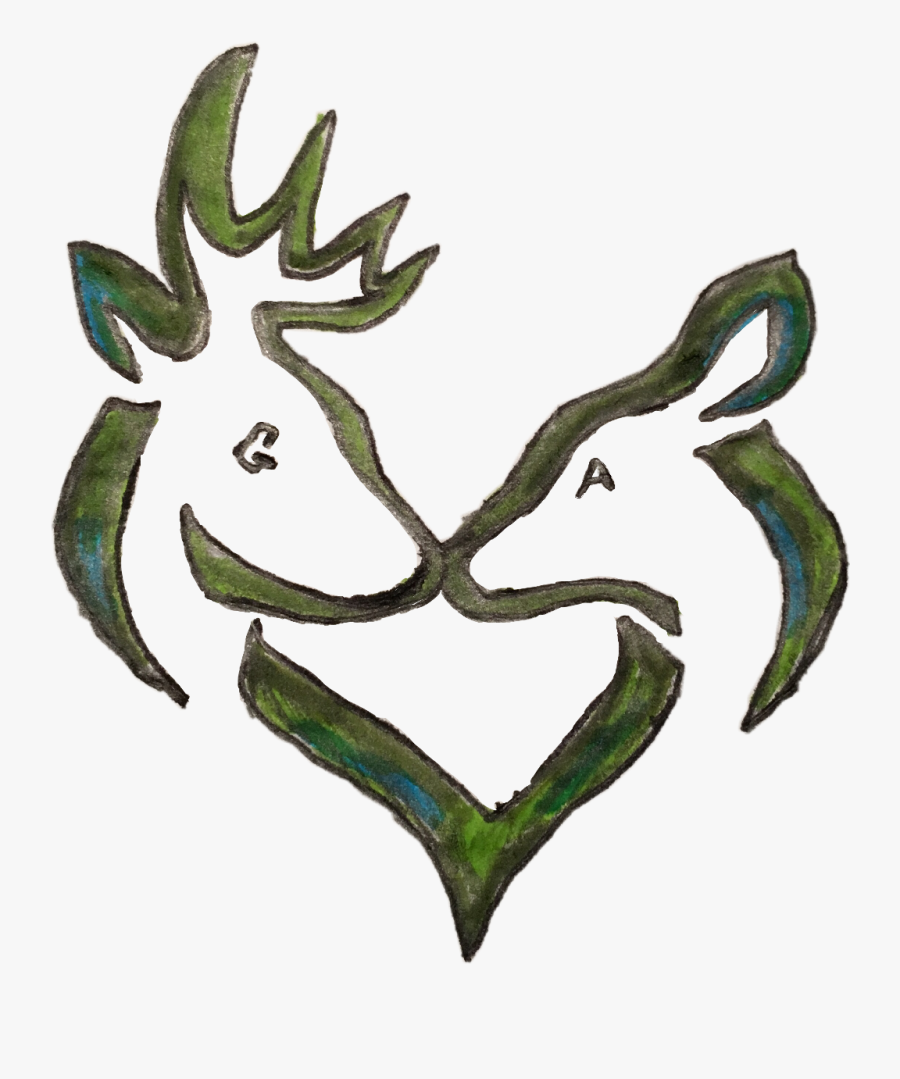 Camo Drawing Deer Huge Freebie Download For Powerpoint, Transparent Clipart
