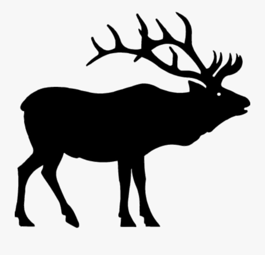 Elk Clipart Clip Art Head Silhouette - Elk Clipart, Transparent Clipart