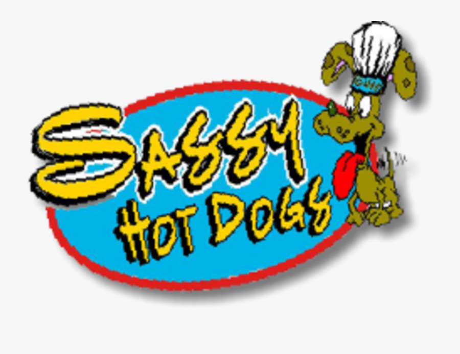 Sassy Hot Dog Logo - Cartoon, Transparent Clipart
