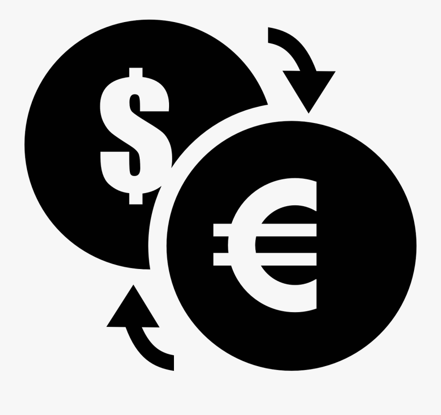 Currency, Dollar, Euro, Exchange, Rate, Money, Finance - Currency Icons Png, Transparent Clipart