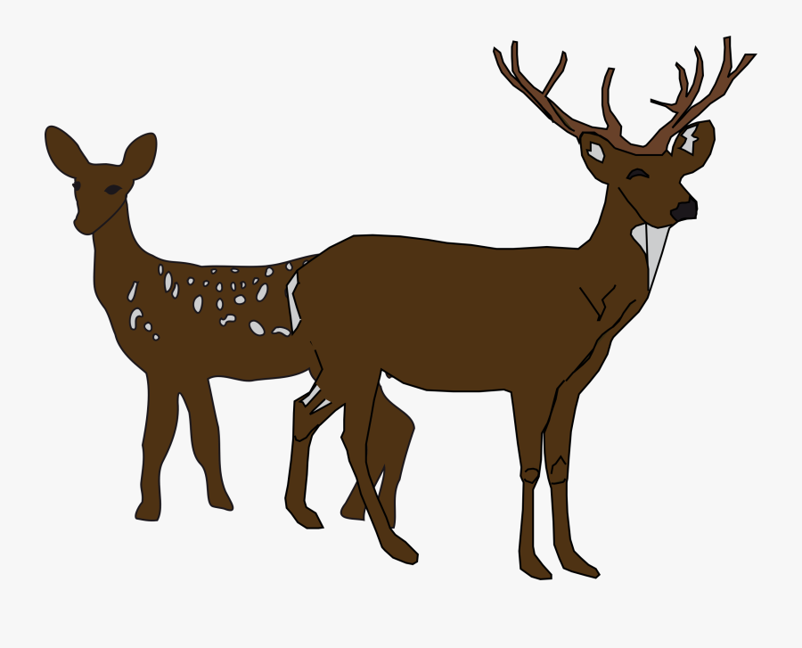 Remix Big Image Png - White Tail Deer Clip Art, Transparent Clipart