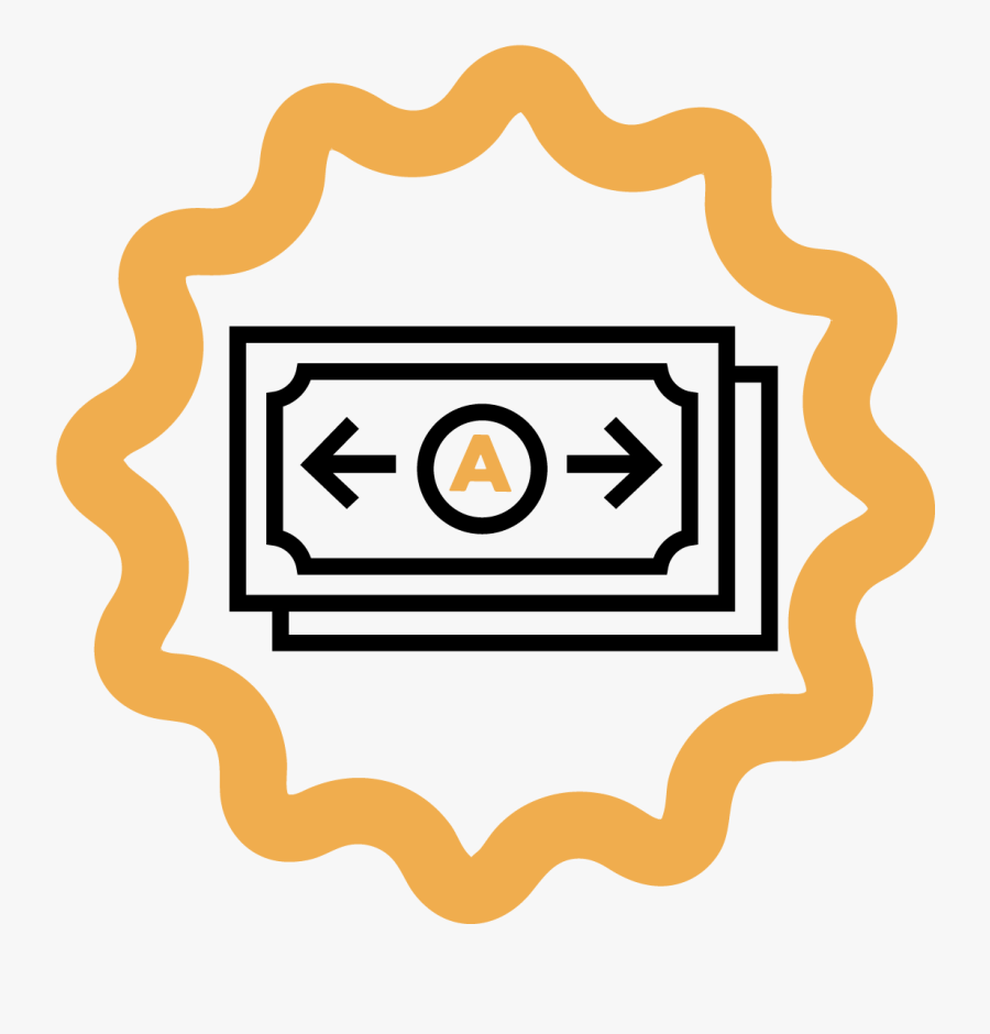 Dollar Bill Outline Clipart , Png Download - Dollar Bills Icon, Transparent Clipart