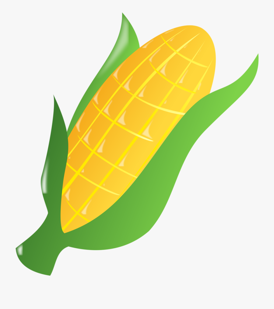 Corn Clipart Transparent Food - Ear Of Corn Clipart, Transparent Clipart