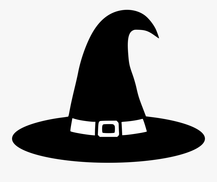 Witch Hat Clip Art Free Transparent Png - Witch Hat Clip Art Black And White, Transparent Clipart