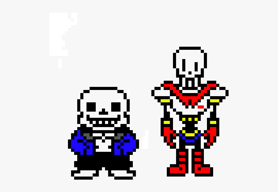 Sans And Papyrus Undertale Sprites, Transparent Clipart