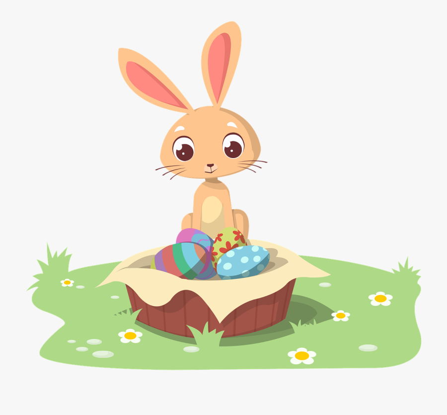 Easter Bunny Illustration - Bunny Easter, Transparent Clipart