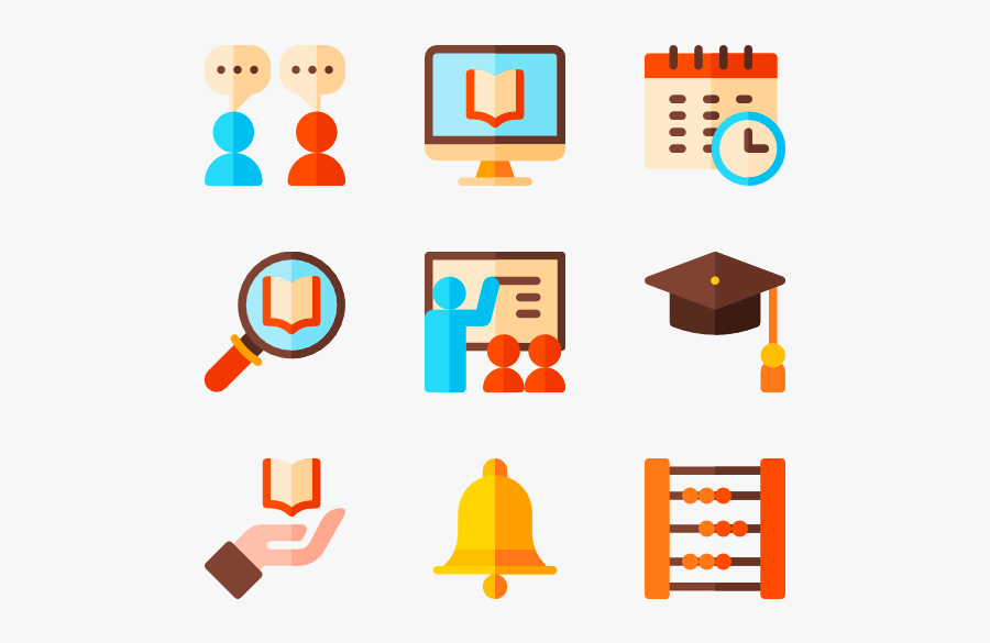 University - Teach Icon Png, Transparent Clipart