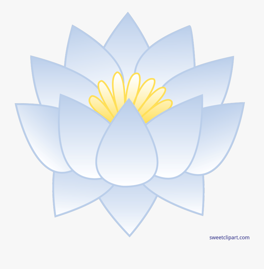 Sweet Clip Art Page - Sacred Lotus, Transparent Clipart