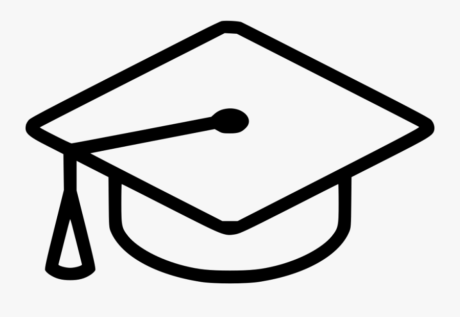 Clip Art Graduation Svg Png Icon - Graduation Cap Outline Png, Transparent Clipart