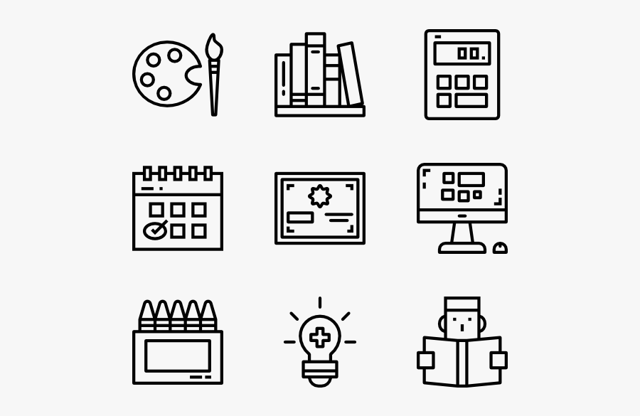 Education - Icono Manufactura, Transparent Clipart