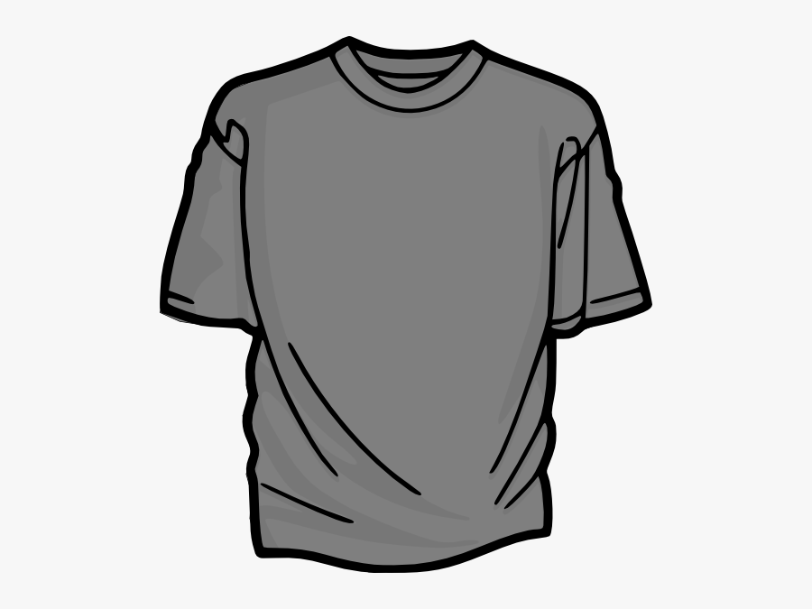 Gray Shirt Clipart, Transparent Clipart