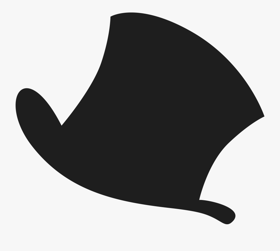 Transparent Top Hat Clip Art - Top Hat Silhouette Vector, Transparent Clipart