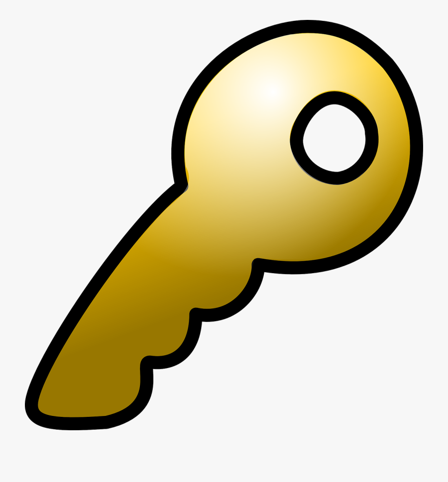 Key Icon, Transparent Clipart